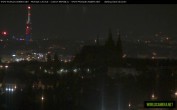 Archiv Foto Webcam Blick auf die Prager Burg mit Veitsdom 23:00