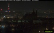Archiv Foto Webcam Blick auf die Prager Burg mit Veitsdom 23:00