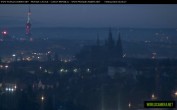 Archiv Foto Webcam Blick auf die Prager Burg mit Veitsdom 03:00