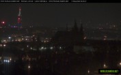 Archiv Foto Webcam Blick auf die Prager Burg mit Veitsdom 23:00