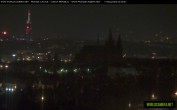 Archiv Foto Webcam Blick auf die Prager Burg mit Veitsdom 01:00