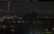 Archiv Foto Webcam Blick auf die Prager Burg mit Veitsdom 23:00