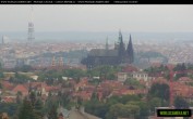 Archived image Webcam View of Prague Castle and St. Vitus Cathedral 09:00