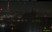 Archiv Foto Webcam Blick auf die Prager Burg mit Veitsdom 23:00
