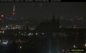 Archiv Foto Webcam Blick auf die Prager Burg mit Veitsdom 23:00