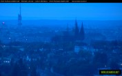 Archived image Webcam View of Prague Castle and St. Vitus Cathedral 03:00