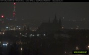 Archiv Foto Webcam Blick auf die Prager Burg mit Veitsdom 23:00