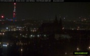 Archiv Foto Webcam Blick auf die Prager Burg mit Veitsdom 01:00