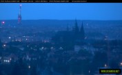 Archived image Webcam View of Prague Castle and St. Vitus Cathedral 03:00