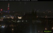 Archiv Foto Webcam Blick auf die Prager Burg mit Veitsdom 23:00