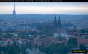 Archiv Foto Webcam Blick auf die Prager Burg mit Veitsdom 05:00
