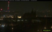 Archiv Foto Webcam Blick auf die Prager Burg mit Veitsdom 23:00