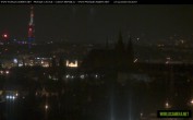 Archiv Foto Webcam Blick auf die Prager Burg mit Veitsdom 23:00