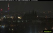 Archiv Foto Webcam Blick auf die Prager Burg mit Veitsdom 23:00