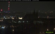 Archived image Webcam View of Prague Castle and St. Vitus Cathedral 01:00