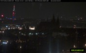 Archived image Webcam View of Prague Castle and St. Vitus Cathedral 18:00