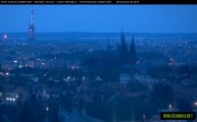 Archiv Foto Webcam Blick auf die Prager Burg mit Veitsdom 03:00