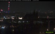 Archived image Webcam View of Prague Castle and St. Vitus Cathedral 01:00