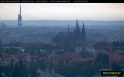 Archiv Foto Webcam Blick auf die Prager Burg mit Veitsdom 05:00
