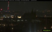 Archiv Foto Webcam Blick auf die Prager Burg mit Veitsdom 23:00