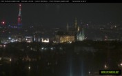 Archiv Foto Webcam Blick auf die Prager Burg mit Veitsdom 21:00