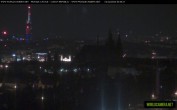 Archiv Foto Webcam Blick auf die Prager Burg mit Veitsdom 23:00