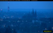 Archiv Foto Webcam Blick auf die Prager Burg mit Veitsdom 03:00