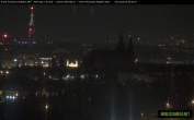 Archiv Foto Webcam Blick auf die Prager Burg mit Veitsdom 23:00