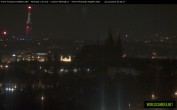 Archiv Foto Webcam Blick auf die Prager Burg mit Veitsdom 23:00