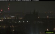 Archiv Foto Webcam Blick auf die Prager Burg mit Veitsdom 23:00
