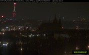 Archiv Foto Webcam Blick auf die Prager Burg mit Veitsdom 23:00