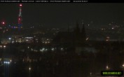 Archiv Foto Webcam Blick auf die Prager Burg mit Veitsdom 23:00