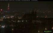 Archiv Foto Webcam Blick auf die Prager Burg mit Veitsdom 23:00