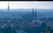 Archiv Foto Webcam Blick auf die Prager Burg mit Veitsdom 05:00