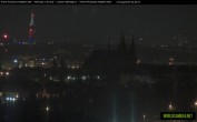 Archived image Webcam View of Prague Castle and St. Vitus Cathedral 03:00