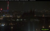 Archiv Foto Webcam Blick auf die Prager Burg mit Veitsdom 23:00