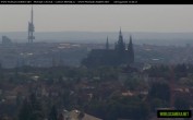 Archived image Webcam View of Prague Castle and St. Vitus Cathedral 09:00