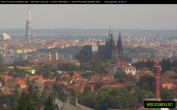 Archived image Webcam View of Prague Castle and St. Vitus Cathedral 13:00
