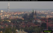 Archived image Webcam View of Prague Castle and St. Vitus Cathedral 15:00