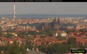 Archived image Webcam View of Prague Castle and St. Vitus Cathedral 17:00