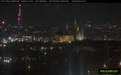 Archiv Foto Webcam Blick auf die Prager Burg mit Veitsdom 19:00