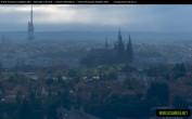 Archived image Webcam View of Prague Castle and St. Vitus Cathedral 07:00