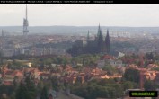 Archived image Webcam View of Prague Castle and St. Vitus Cathedral 11:00