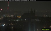 Archiv Foto Webcam Blick auf die Prager Burg mit Veitsdom 23:00