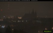 Archived image Webcam View of Prague Castle and St. Vitus Cathedral 01:00