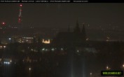 Archived image Webcam View of Prague Castle and St. Vitus Cathedral 01:00