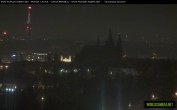 Archived image Webcam View of Prague Castle and St. Vitus Cathedral 03:00