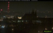 Archived image Webcam View of Prague Castle and St. Vitus Cathedral 23:00