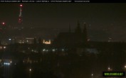 Archived image Webcam View of Prague Castle and St. Vitus Cathedral 03:00
