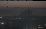 Archived image Webcam View of Prague Castle and St. Vitus Cathedral 05:00